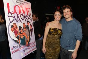 Sadie Alexandru & Jason Ritter on opening night of 