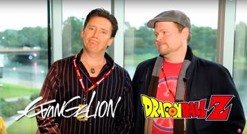 Evangelion's Spike Spencer (Shinji Ikari) and DragonBall Z's Chris Cason at Avcon in Adelaide, Australia