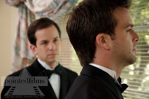 Aiden and Max await the big ceremony.