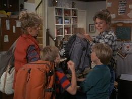 Kate Jackson, Beverly Garland, Paul Stout, and Greg Morton in Scarecrow and Mrs. King (1983)