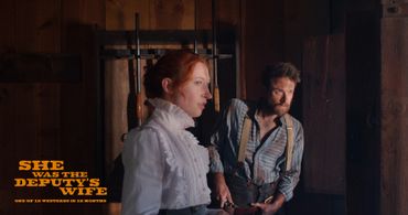 Megan Therese Rippey and Shayn Herndon in She Was the Deputy's Wife (2021)