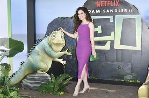 Allison Strong arrives at the premiere of 