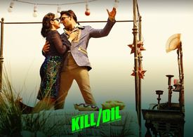 Ali Zafar and Ranveer Singh in Kill Dil (2014)