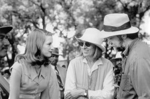 Bridget Fonda, John J. Campbell, and Clare Peploe in Rough Magic (1995)