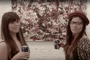 Still of twins Leah (Left) and Dana (Right) Kreitz on Lofty Dreams.