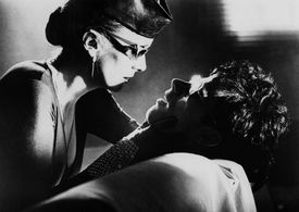 Catherine Deneuve and John Stephen Hill in The Hunger (1983)