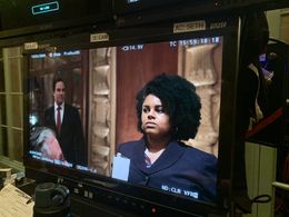 BTS of Zsané Jhé in Freeform’s Good Trouble