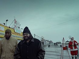 Ron Cephas Jones and Azhar Khan in Mr. Robot (2015)