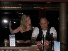 Tim and Jenn Gotzon on set