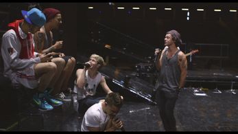 Liam Payne, Harry Styles, Zayn Malik, Niall Horan, One Direction, and Louis Tomlinson in One Direction: This Is Us (2013