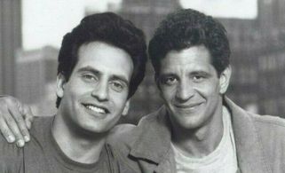 Robert Firth and Ed Marinaro in Mick and Frankie (1989)