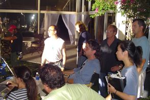 Lance Henriksen, Brett A. Hart, and Chad Stalcup in Bone Dry (2007)