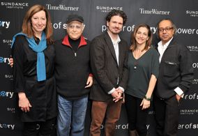 Norman Lear, Rachel Goslins, Dave Eggers, and Keri Putnam