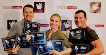 Eight awards for 'Fear, Love, and Agoraphobia. Pictured with Linda Burzynski & Ed Aristone