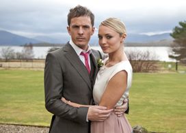 Dan Clark and Laura Haddock