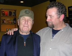 Robert Duvall and Mike Boland at the Off-broadway smash hit 