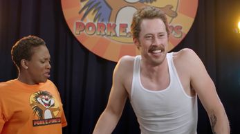 Mat Wright and Natalie Whittle in Part Timers (2016)