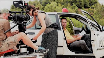 Dimitris Tsilinikos behind the scenes in 