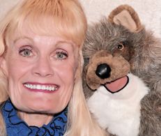 She talks to the animals- even the stuffed ones!