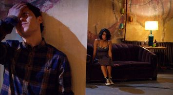 Sofia Black-D'Elia and James Newman in Skins (2011)