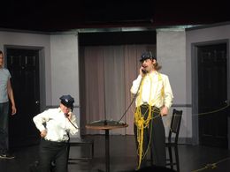 Jeremy Briggs and Jodi Skeris performing 