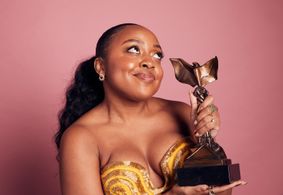 Quinta Brunson at an event for Abbott Elementary (2021)