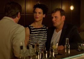 Bibiana Beglau, Matthias Matschke, and Devid Striesow in Shades of Guilt (2015)