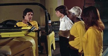 Debra Clinger, David Damas, Joel Kenney, and David Naughton in Midnight Madness (1980)