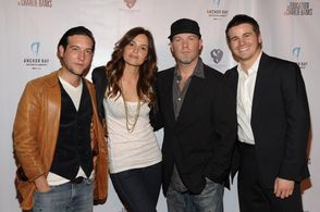 Actors Chris Marquette, Gloria Votsis, Director Fred Durst, Actor Jason Ritter attend the Los Angeles Premiere of 