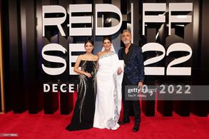 May Elghety attending the world premier of her film 