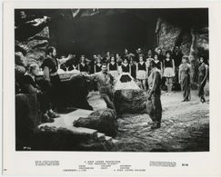 Francis X. Bushman, Sally Carter-Ihnat, Dolores Faith, Dean Fredericks, Coleen Gray, Al Jarvis, and Marissa Mathes in Th