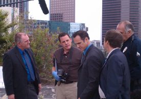 Filming The Big Bad City.