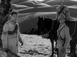 Frank Baker and Victor McLaglen in The Lost Patrol (1934)