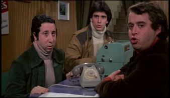 Leo Colonna, Lucio Montanaro, and Alvaro Vitali in The Schoolteacher Goes to Boys' High (1978)