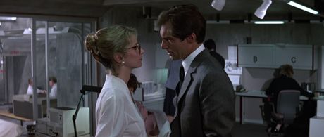 Timothy Dalton and Caroline Bliss in The Living Daylights (1987)