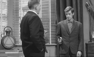 Jean-Paul Belmondo and Sylvain Levignac in Classe Tous Risques (1960)