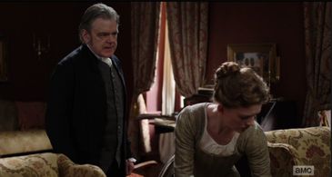 Kevin McNally and Meegan Warner in TURN: Washington's Spies (2014)