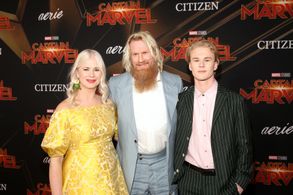 Rune Temte at an event for Captain Marvel (2019)