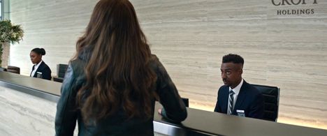 Michael Obiora and Alicia Vikander in Tomb Raider (2018)