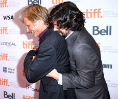 Viggo Mortensen and Lisandro Alonso at an event for Jauja (2014)