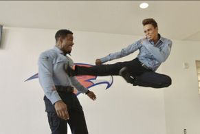 Gillian White in the action role of Gamma in Universal Pictures Welcome To Sudden Death