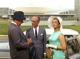 Fosco Giachetti, Sara Montiel, and José Prada in Samba (1965)