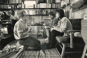 Michael J. Fox, Paul Schrader, and Joan Jett in Light of Day (1987)