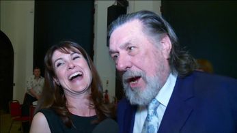 Gillian Kearney and Ricky Tomlinson in Granada Reports (1992)