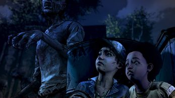 Melissa Hutchison and Tayla Parx in The Walking Dead: The Final Season (2018)