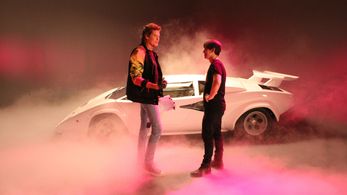 David Hasselhoff and David Sandberg in Kung Fury (2015)