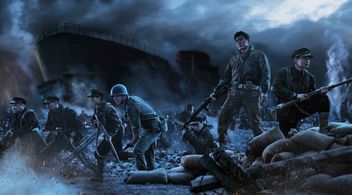 Myung-Min Kim and Choi Minho in The Battle of Jangsari (2019)