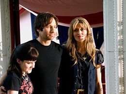 David Duchovny, Natascha McElhone, and Madeleine Martin in Californication (2007)