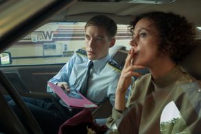 Maria Schrader and Jonas Nay in Deutschland 83 (2015)