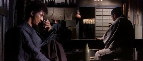 Shintarô Katsu and Kyôsuke Machida in Zatoichi and the Fugitives (1968)